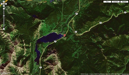 Site satellite image (Google Earth)
